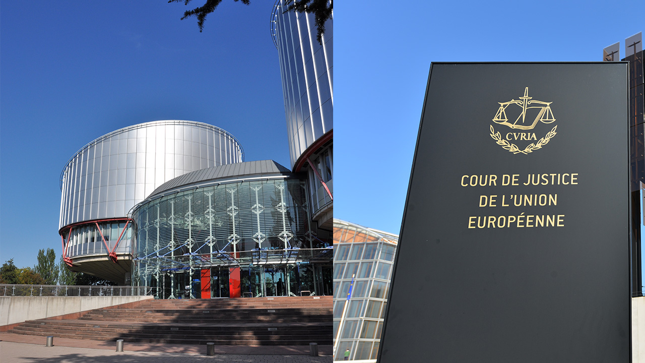 ECHR and CJEU buildings