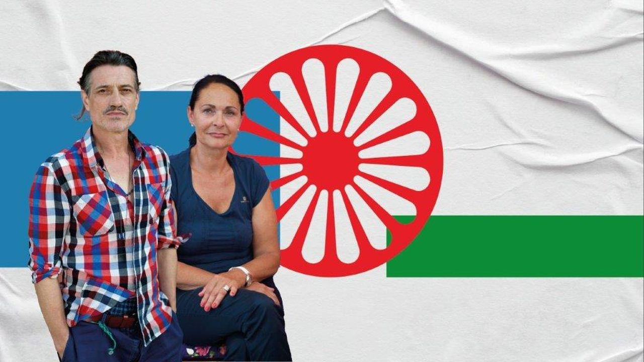 Roma woman and man
