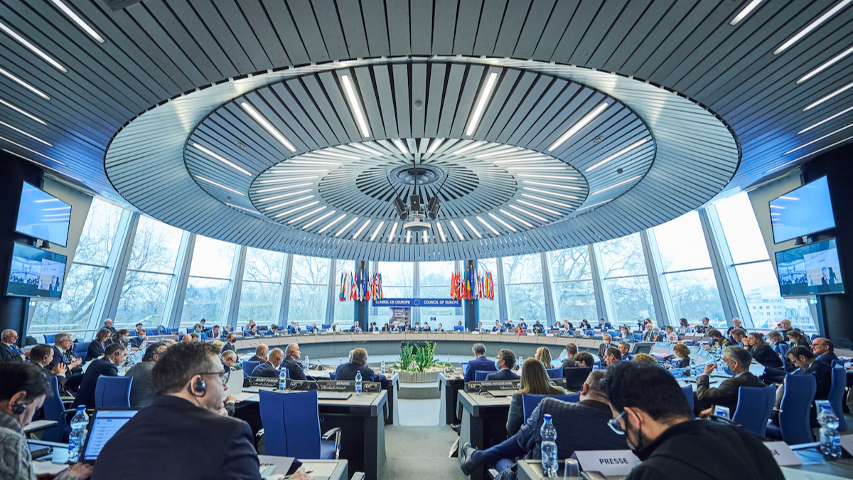 Hémicycle du Comité des Ministres du Conseil de l'Europe